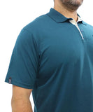 Mens Plain Contrast Golfer | Eagle Clothing | Plus Size | Big & Tall
