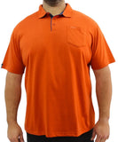 Mens Plain Contrast Golfer | Eagle Clothing | Plus Size | Big & Tall