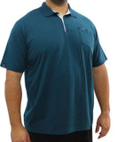 Mens Plain Contrast Golfer | R329.90 | Eagle Clothing | Plus Size | Big & Tall