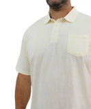 Mens Plain Contrast Golfer | Eagle Clothing | Plus Size | Big & Tall