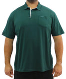 Mens Plain Contrast Golfer | R329.90 | Eagle Clothing | Plus Size | Big & Tall