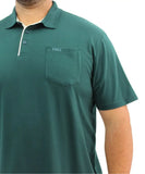 Mens Plain Contrast Golfer | Eagle Clothing | Plus Size | Big & Tall
