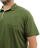 Mens Plain Contrast Golfer | Eagle Clothing | Plus Size | Big & Tall