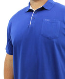 Mens Plain Contrast Golfer | Eagle Clothing | Plus Size | Big & Tall