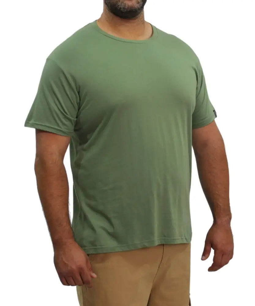 Mens Plain Cotton Crew Neck Tee | Eagle Clothing | Plus Size | Big & Tall