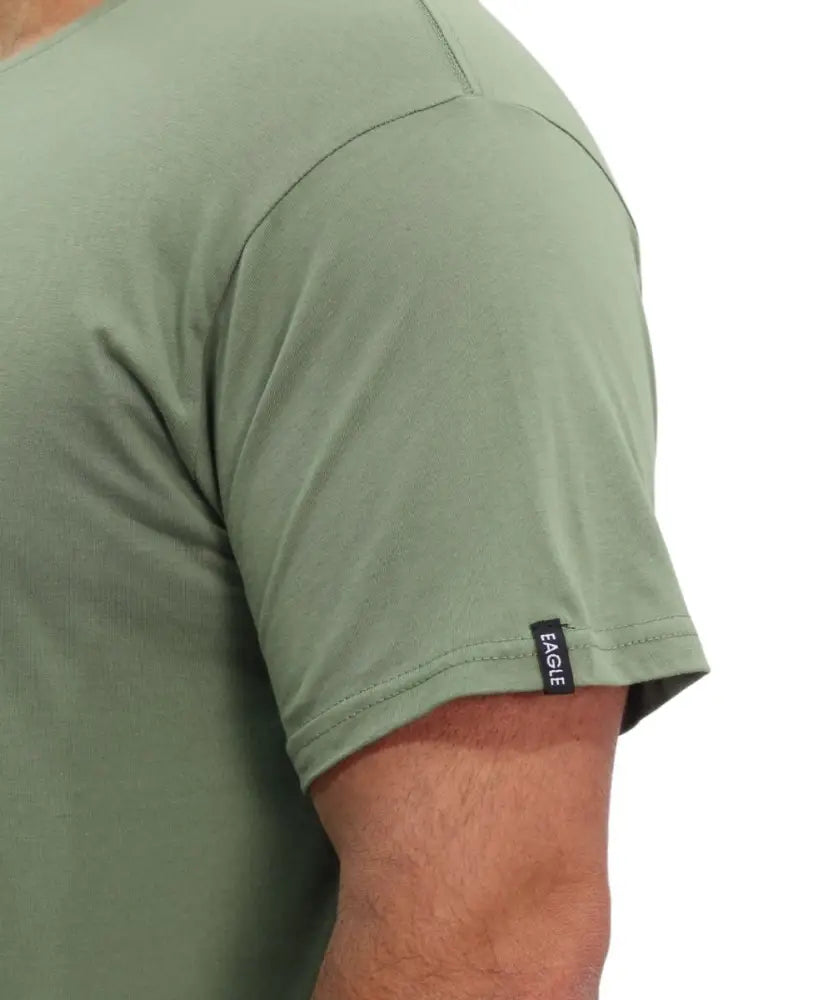 Mens Plain Cotton Crew Neck Tee | Eagle Clothing | Plus Size | Big & Tall