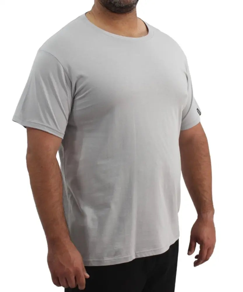 Mens Plain Crew Neck Tee | Eagle Clothing | Plus Size | Big & Tall
