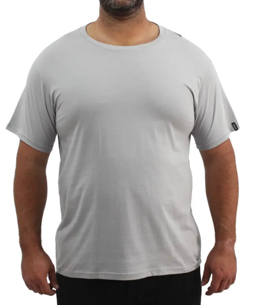 Mens Plain Crew Neck Tee | Eagle Clothing | Plus Size | Big & Tall