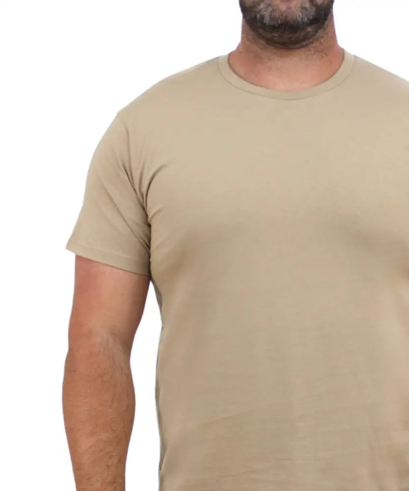 Mens Plain Crew Neck Tee | Eagle Clothing | Plus Size | Big & Tall