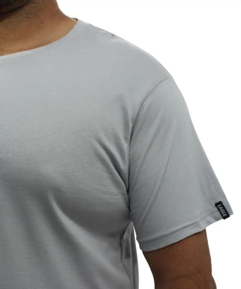 Mens Plain Crew Neck Tee | Eagle Clothing | Plus Size | Big & Tall