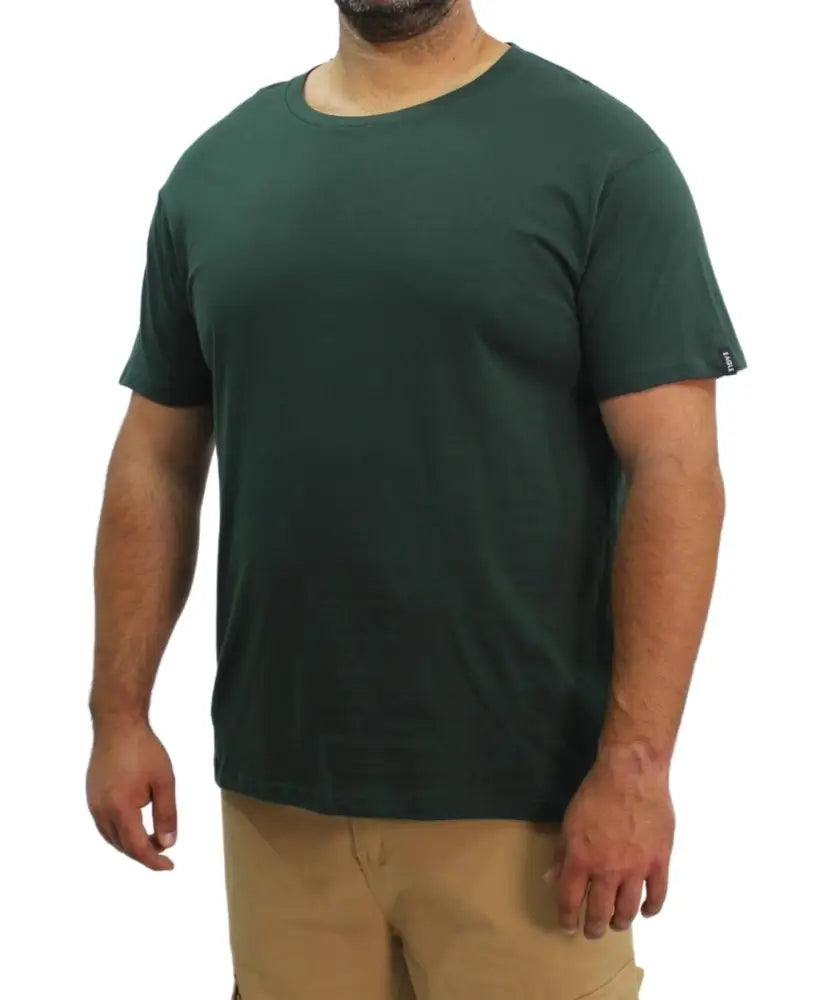 Mens Plain Crew Neck Tee | Eagle Clothing | Plus Size | Big & Tall