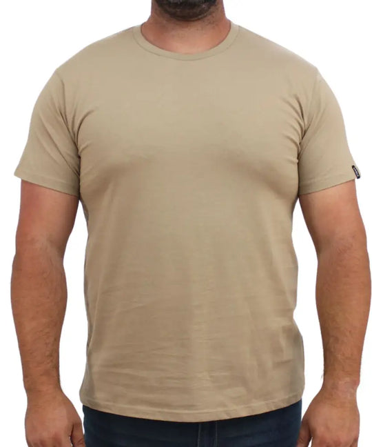 Mens Plain Crew Neck Tee