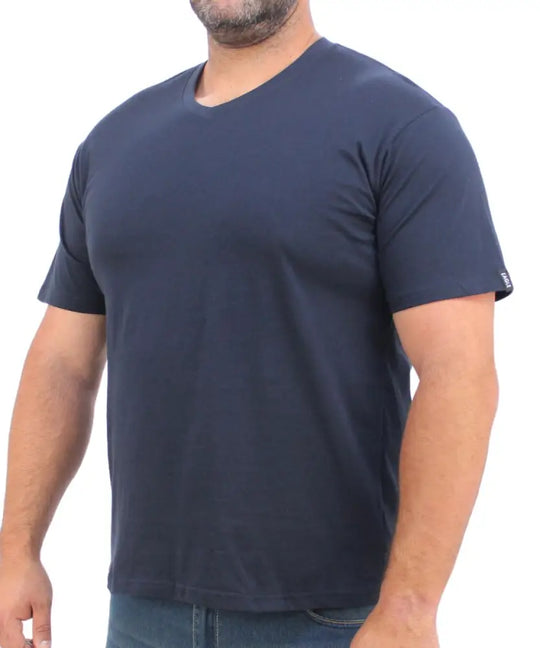 Mens Plain VNeck Tee