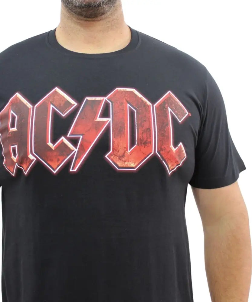 Mens Printed ACDC Tee | Eagle Clothing | Plus Size | Big & Tall