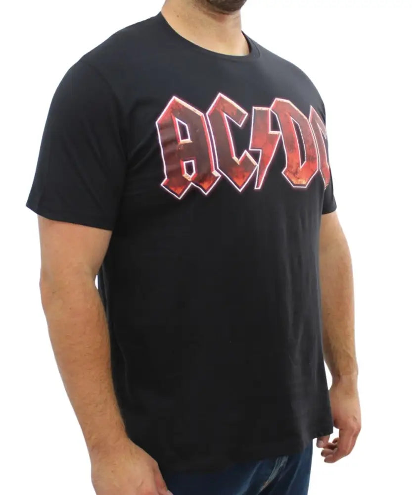 Mens Printed ACDC Tee | Eagle Clothing | Plus Size | Big & Tall
