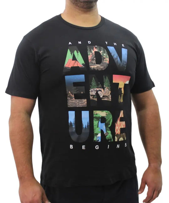 Mens Printed Adventure Tee