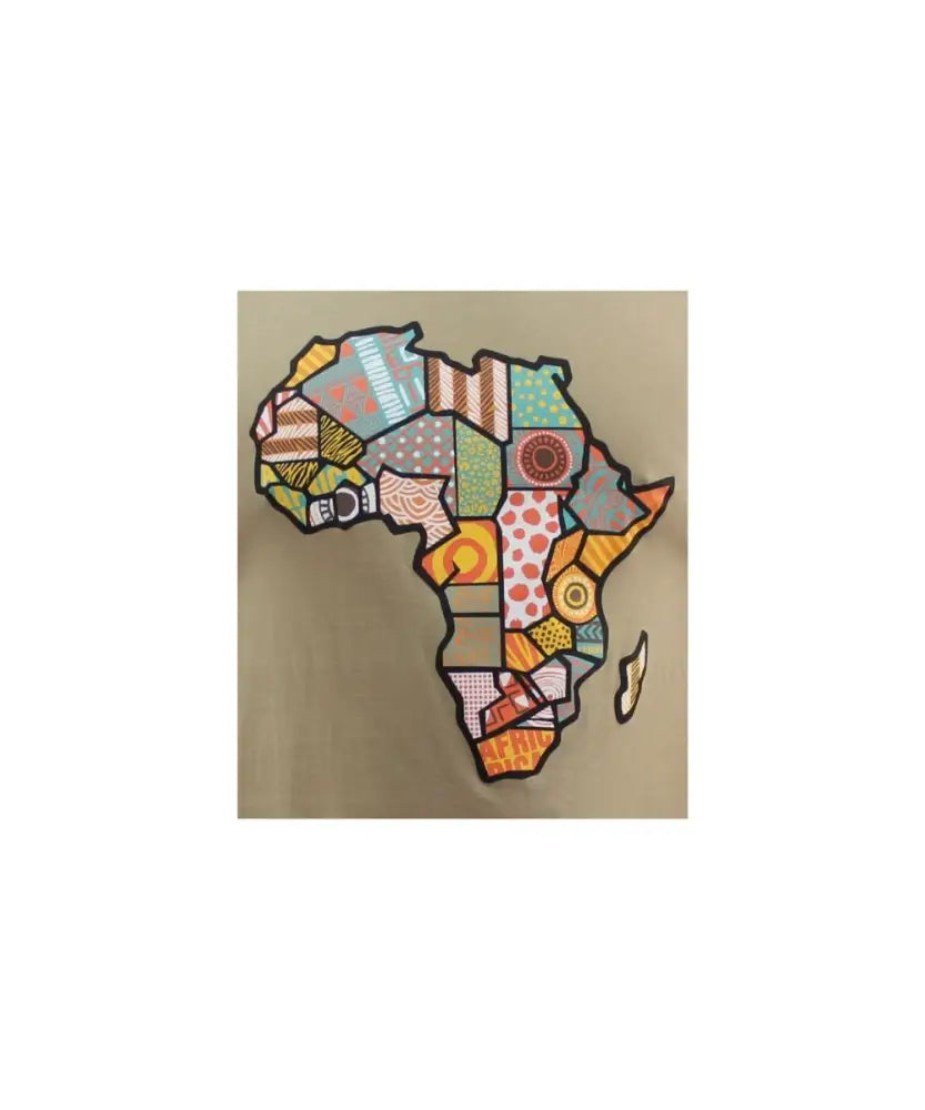 Mens Printed Africa Tee | Eagle Clothing | Plus Size | Big & Tall