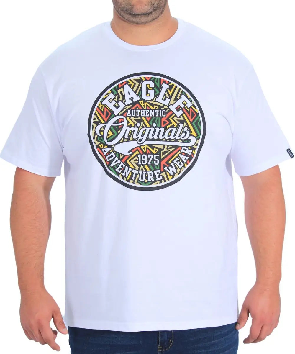 Mens Printed Authentic Originals Tee | R169.90 Eagle Clothing Plus Size Big & Tall