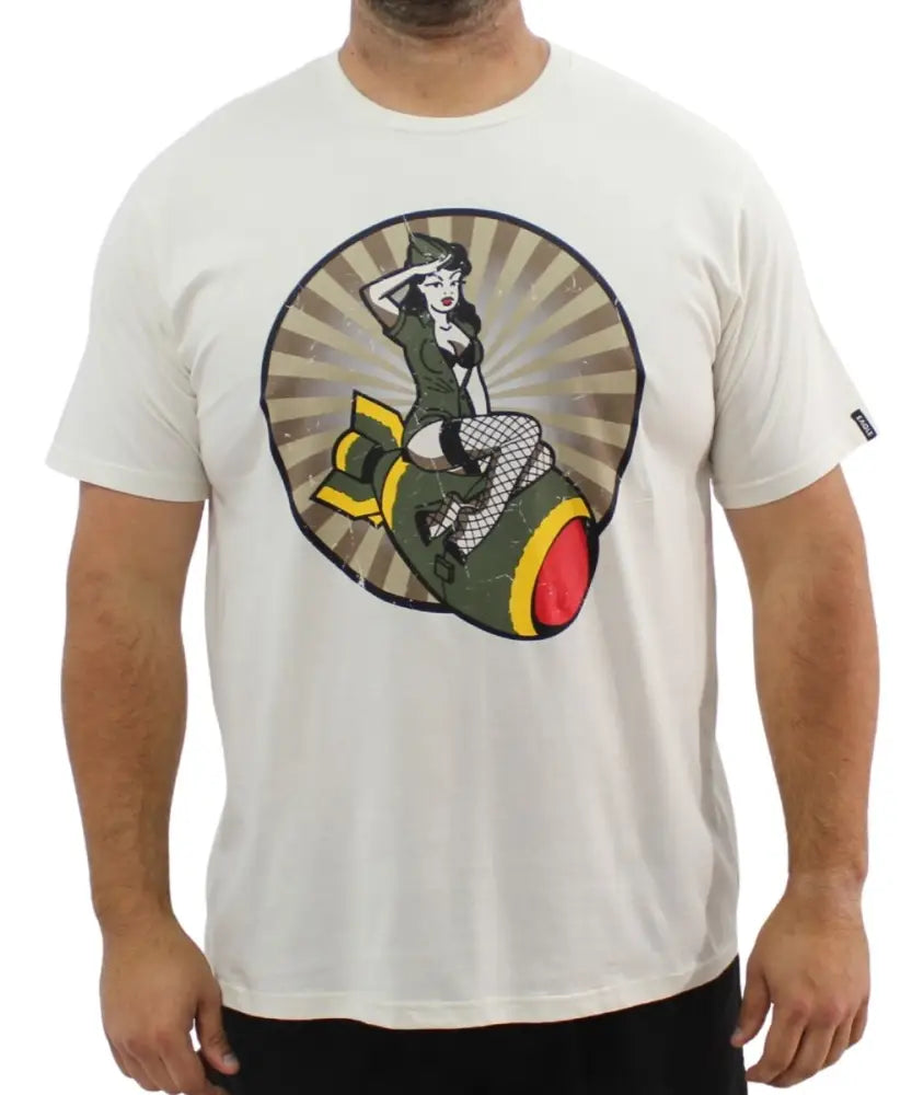 Mens Printed Babe Bomb Tee | R279.90 | Eagle Clothing | Plus Size | Big & Tall