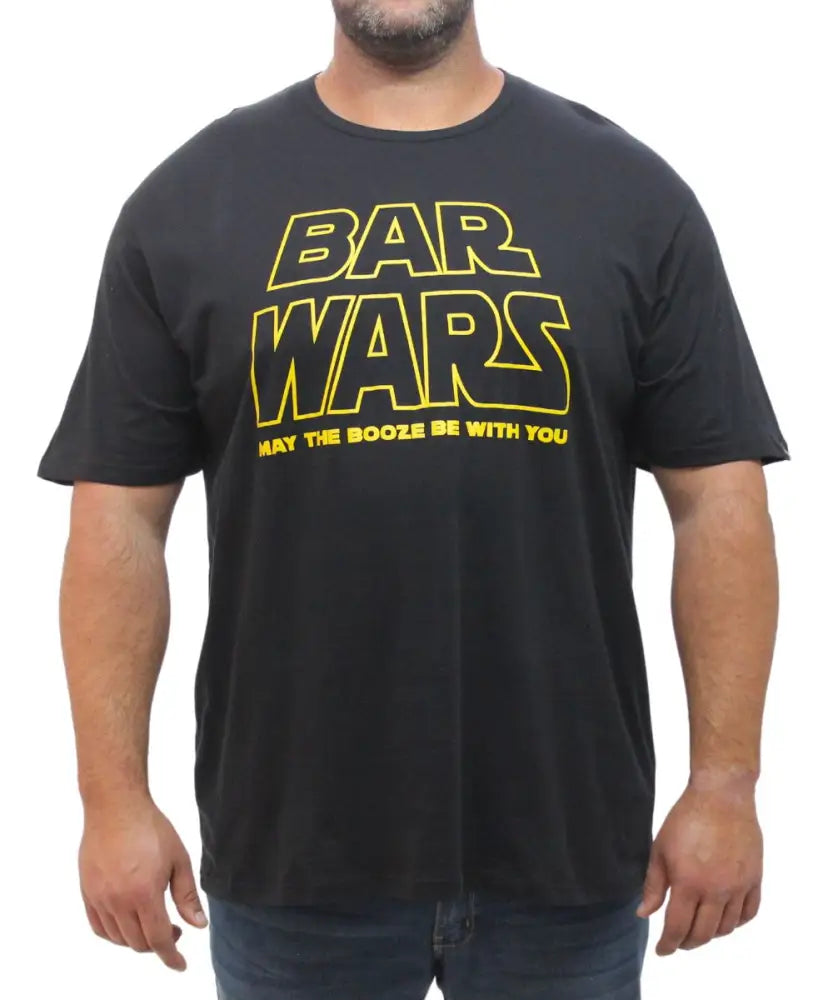 Mens Printed Bar Wars Tee | R349.90 | Eagle Clothing | Plus Size | Big & Tall