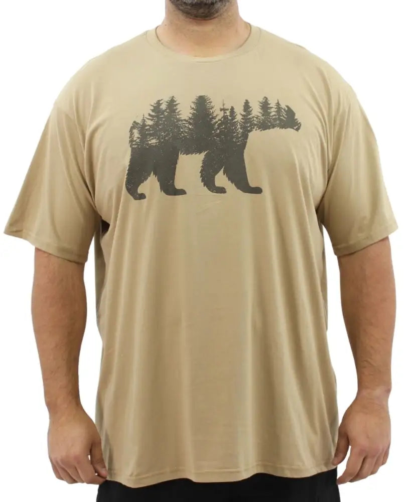 Mens Printed Bear Forrest