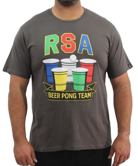 Mens Printed Beer Pong Tee