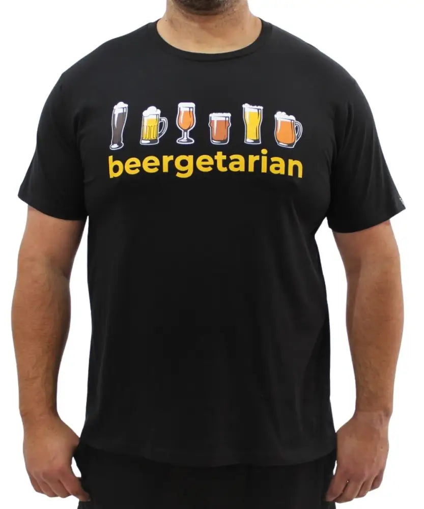 Mens Printed Beergetarian Tee | R279.90 | Eagle Clothing | Plus Size | Big & Tall