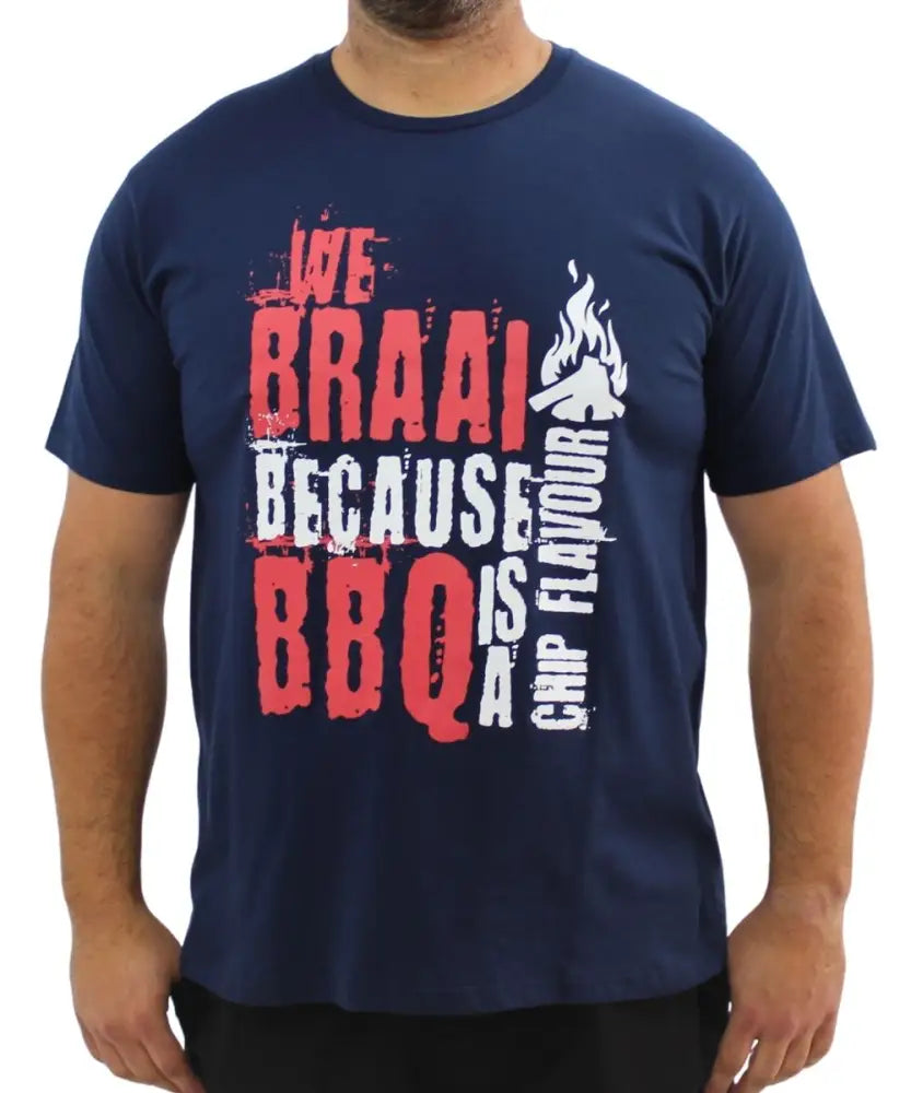 Mens Printed Braai Tee | R279.90 | Eagle Clothing | Plus Size | Big & Tall