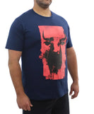 Mens Printed Bull Tee | Eagle Clothing | Plus Size | Big & Tall