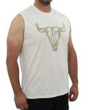 Mens Printed Bull Vest