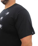 Mens Printed Bullet Holes Tee | Eagle Clothing | Plus Size | Big & Tall