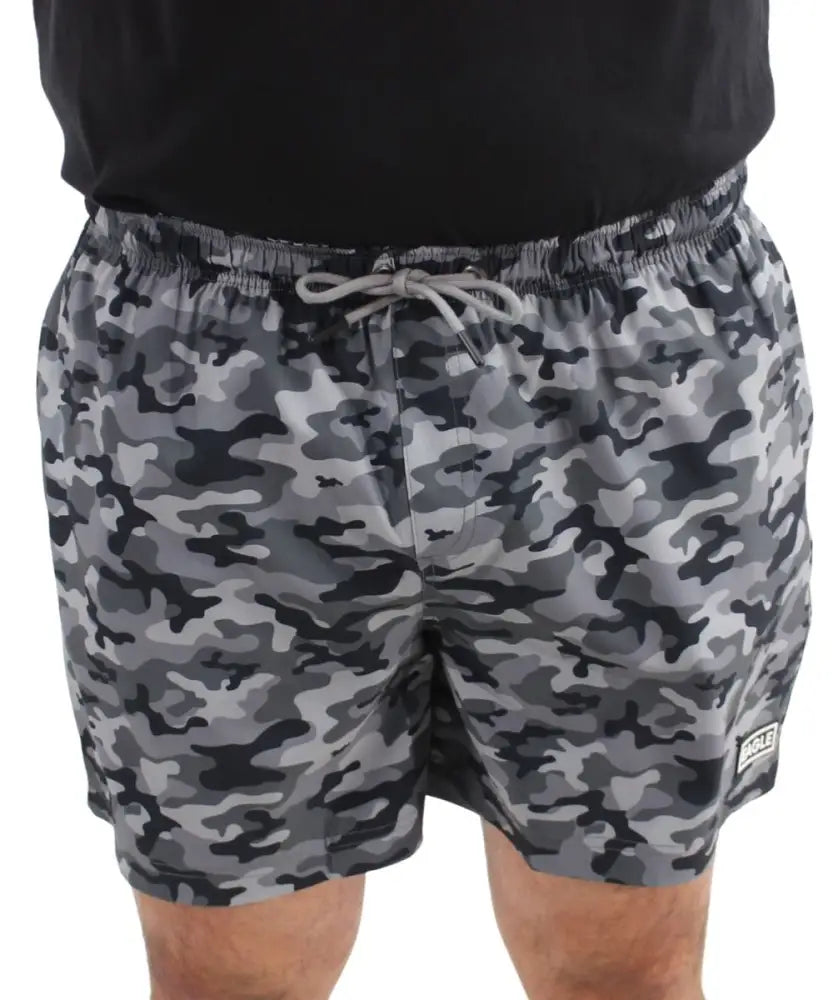 Mens Printed Camo Swim Shorts | Eagle Clothing | Plus Size | Big & Tall