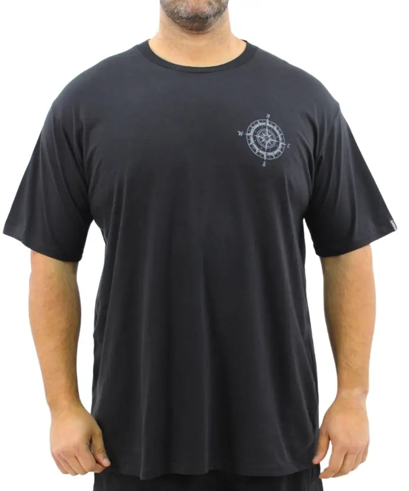 Mens Printed Compass Tee