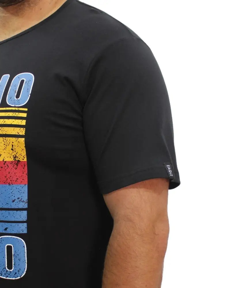 Mens Printed Daddio Tee | Eagle Clothing | Plus Size | Big & Tall