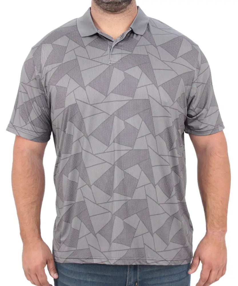 Mens Printed Dri Fit Golfer | R399.90 | Eagle Clothing | Plus Size | Big & Tall