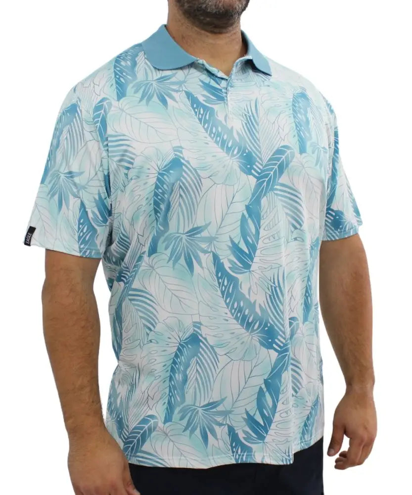 Mens Printed Dri Fit Golfer | Eagle Clothing | Plus Size | Big & Tall