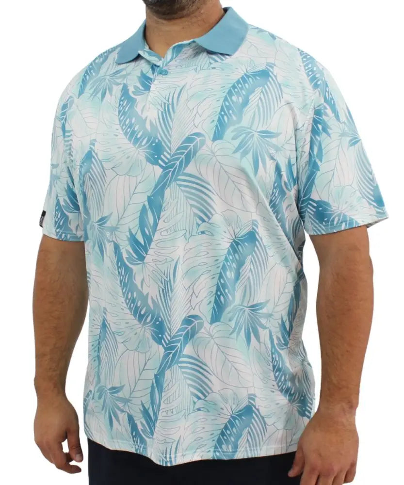 Mens Printed Dri Fit Golfer | Eagle Clothing | Plus Size | Big & Tall