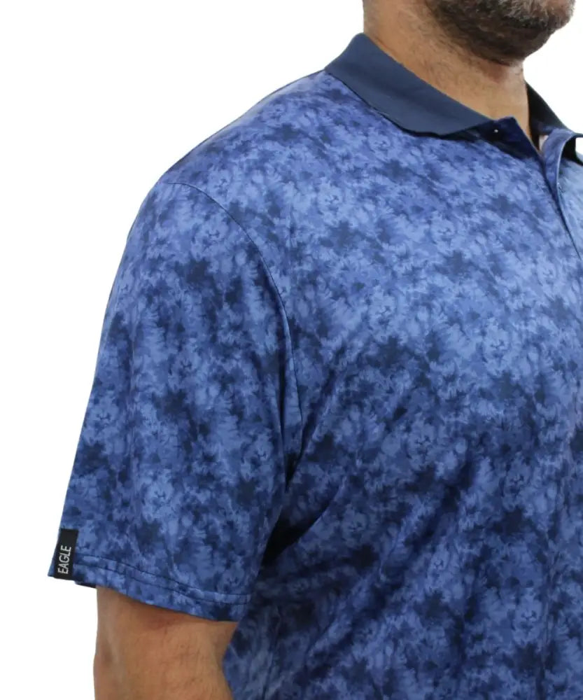 Mens Printed Dri Fit Golfer | Eagle Clothing | Plus Size | Big & Tall