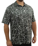 Mens Printed Dri Fit Golfer | Eagle Clothing | Plus Size | Big & Tall