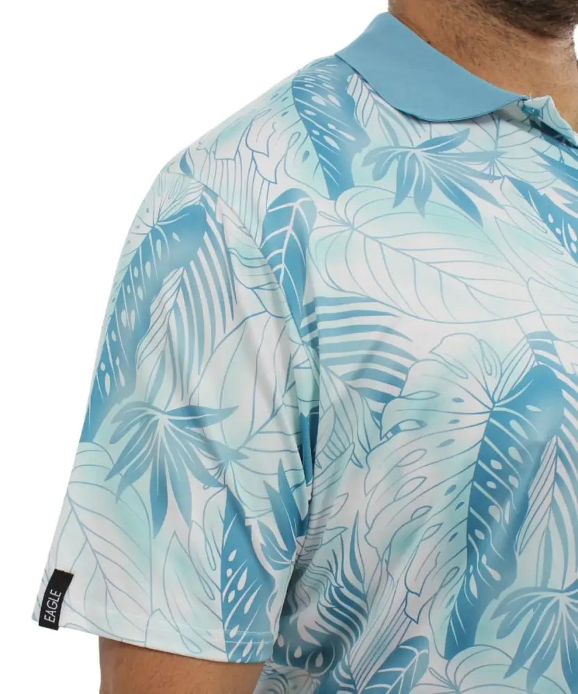 Mens Printed Dri Fit Golfer | Eagle Clothing | Plus Size | Big & Tall