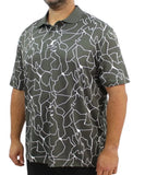 Mens Printed Dri Fit Golfer | Eagle Clothing | Plus Size | Big & Tall