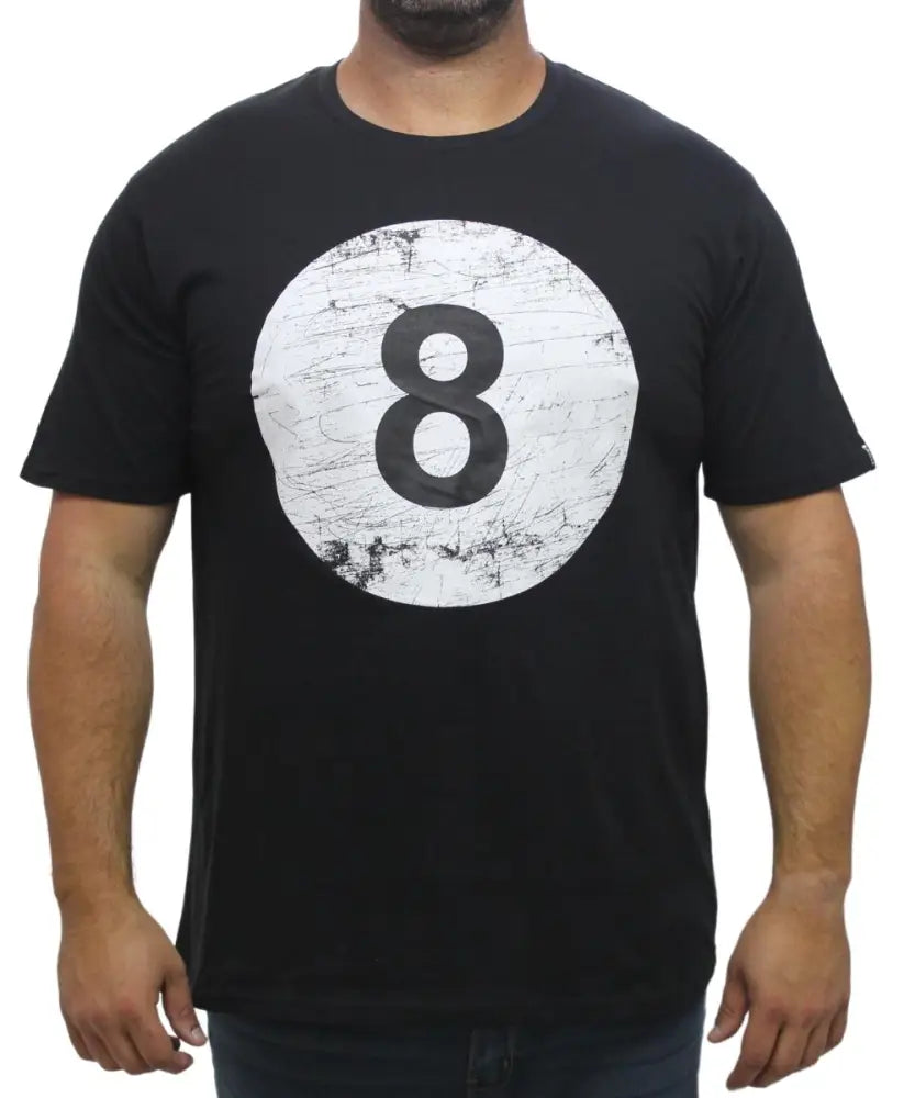 Mens Printed Eight Ball Tee | R279.90 | Eagle Clothing | Plus Size | Big & Tall