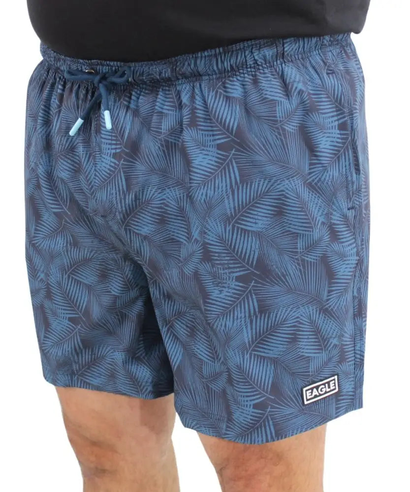 Mens Printed Fern Swim Shorts | R449.90 | Eagle Clothing | Plus Size | Big & Tall