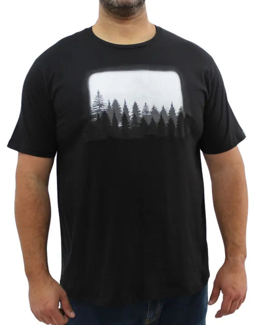Mens Printed Forest Tee