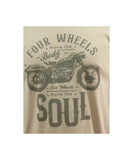 Mens Printed Four Wheels Tee | Eagle Clothing | Plus Size | Big & Tall