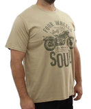 Mens Printed Four Wheels Tee | Eagle Clothing | Plus Size | Big & Tall