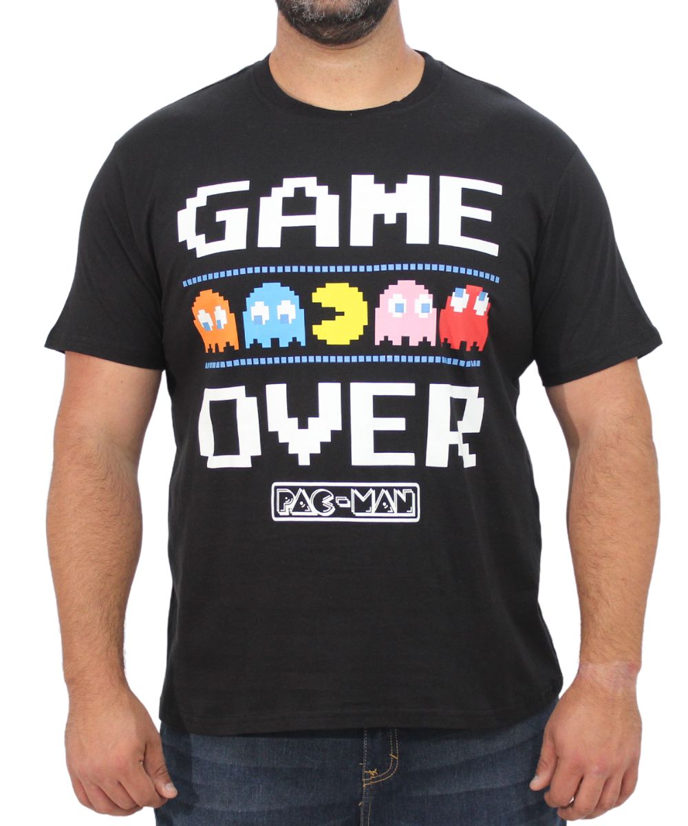 Mens Printed Game Over Pac Man Tee | R329.90 Eagle Clothing Plus Size Big & Tall