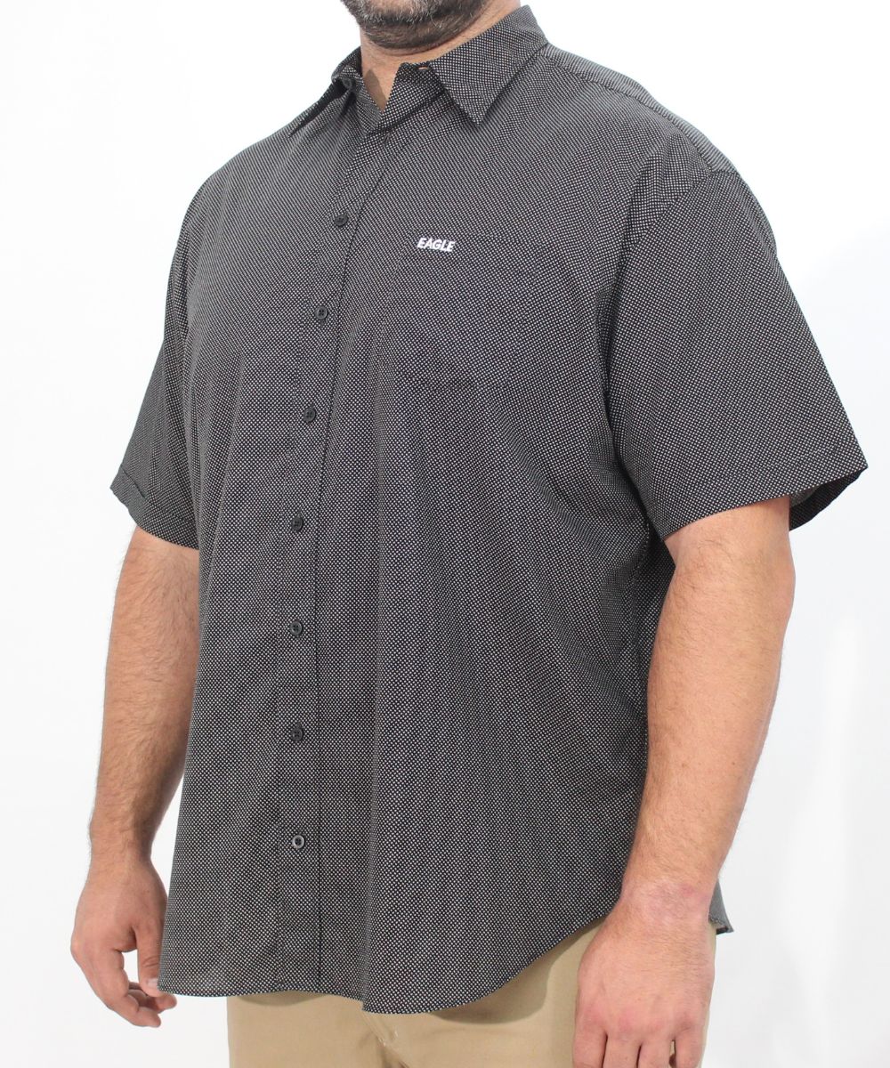 Mens Printed Geometric Shirt | R519.90 Eagle Clothing Plus Size Big & Tall