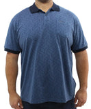 Mens Printed Golfer | Eagle Clothing | Plus Size | Big & Tall