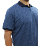 Mens Printed Golfer | Eagle Clothing | Plus Size | Big & Tall